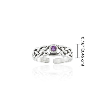 Celtic Knotwork Sterling Silver Ring TR3307 - Jewelry